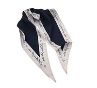 Oilmal Long Scarf, Summer Silk Feeling Hair Scarves For Women Printed Head Scarfs Short Neck Scarve