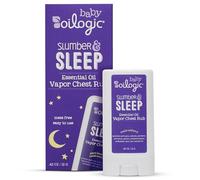 Oilogic Slumber & Sleep Chest Vapor Rub Essential Oil for Babies & Toddlers - Gentle Essential Oils Soothe & Calm The Senses - Pediatrician-Tested, Safe for Baby, Mess-Free Application, .42 Oz