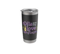 Oils are My Love Language Aromatherapy Healing Essential Oil Stainless Steel Insulated Tumbler