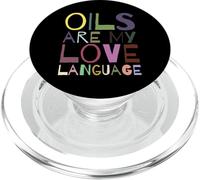 Oils Are My Love Language Essential Oil Vintage Relaxation PopSockets PopGrip for MagSafe