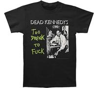 Oils Dead Kennedys Too Drunk Mens T Shirt Size 3XL Black