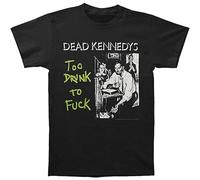 Oils Dead Kennedys Too Drunk Mens T Shirt Size XXL Black
