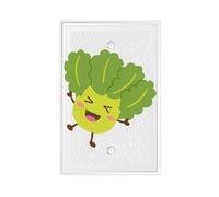 Oilseed Rape Premium Single-Gang Roman Frame Switch Plate â€“ Realistic Leather-Texture Finish, Durable Pc Material Wall Cover for Residential & Commercial Use (Includes Decorative Screws)