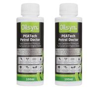 Oilsyn PEATech Petrol Motorcycle Dr Complete Fuel System, Injector & Engine Cleaner 2x100ml | Max Strength Polyetheramine Carbon Removal E5/E10 Compatible