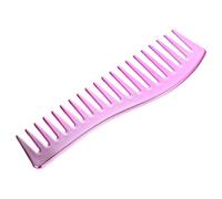 Oily Hair Comb Hair Pick Detangler Comb Curly Hair Combs Hairdressing Comb Hair Cutting Comb Hairdressing Hair Comb Hair Flat Comb Plastic Hair Comb Modeling Miss Abs Tooth Comb (Pink 17.8x5cm)