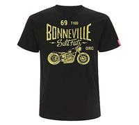 Oily Rag Men's T-Shirt Salt Flats Bobber Motorcycle Biker T-Shirt Black