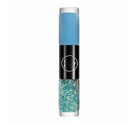 Oily Two Color Nail Polish New Quick Drying Non Stripping Nail Polish 12ml Clear on Nails (Blue, One Size)