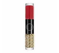 Oily Two Color Nail Polish New Quick Drying Non Stripping Nail Polish 12ml Clear on Nails (T, One Size)