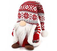 OIMIMY Gnome Christmas Decorations Ornaments Santa Swedish Nordic Tomte Elf Stuffed Dwarf Thanksgiving Valentines Birthday Christmas Gnomes Plush Decor for Home Tiered Tray Tabletop
