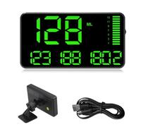 OinDoDi Digital GPS Speedometer Heads Up Display for Cars New HUD MPH Odometer Trip Meter for Trucks Golf cart All Vehicles, 5.3 Inch Big Screen, USB Cable Plug & Play (C90)