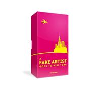 Oink Games OIN09032 A Fake Artist Goes to New York Board Game | Creative drawing and bluffing game - paint together + expose the wrong artist - practical box for on the go and travel