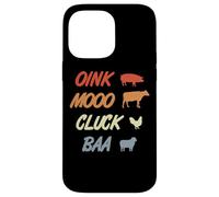 Oink Mooo Cluck Baa Agriculture Profession Case for iPhone 14 Pro Max