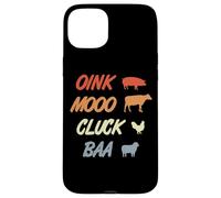 Oink Mooo Cluck Baa Agriculture Profession Case for iPhone 15 Plus
