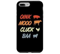 Oink Mooo Cluck Baa Agriculture Profession Case for iPhone 7 Plus/8 Plus