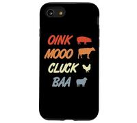 Oink Mooo Cluck Baa Agriculture Profession Case for iPhone SE (2020) / 7/8