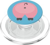 Oink! Nasty Pig Butt Funny Pig Lover Surprise Turn Around PopSockets PopGrip for MagSafe