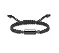 Oinsi Lava Rock Bracelet With Tube Memorial Urn Jewelry For Ashes Of Loved Ones Keepsake Cremation Bracelet Women Men Adjustable Length, S, Stainless Steel, stainless steel