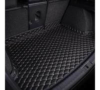 OINTJWWO Leather Car Boot Mats for Vauxhall Grandland X 2017-2025, Rear Trunk Liner Cargo Carpets Anti-Scratch Waterproof Protector Pad Luggage Mat Auto Interior Accessories,B/Black-Beige