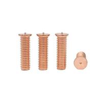 oipwtfbq 20/50/100pcs Welding Screws M3 M4 M5 M6 M8 Length 6-20mm Weld Threaded Studs For Capacitor Discharge Spot Nails(Color:16mm,Size:M6 50pcs)