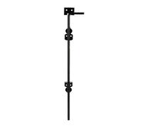 Oiqippnbv 18inch Cane Bolt Heavy Duty Gate Drop Rod, Hardware Ground Latch Gate Stopper Gate Hardware, Cane Bolts for Wood Fences