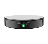 Oiqippnbv 20CM 360° Smart Turntable Photography Turntable Base with Touch Button LED Display APP Controlled,Blue Light