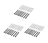 Oiqippnbv 24 Pcs M3X30MM Electric Guitar Humbucker Pickup Adjust Height Screw and Springs - Black