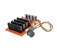 Oiqippnbv 3000W DC Motor Speed Controller 10-50V 60A PWM HHO RC 12V 24V 48V Regulation 5-100% with Control Switch