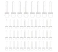 Oiqippnbv 300PCS Christmas Foam Ornament Hanger Caps Round Foam Ball Cap Joint Kit for Christmas Hanging Holder Caps Accessories