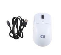 Oiqippnbv AI Intelligent Voice Wireless Mouse AI Intelligent Speech Recognition Mouse Office Silent Rechargeable Mouse Business Office White