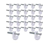 Oiqippnbv Down Wall Clips- 30 Sets Wire Shelf Brackets Loop Clips-Closet Shelves Clips-Wire Shelf Back Wall Clip,Included Clips