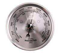 Oiqippnbv for Home Pressure Gauge Weather Station Metal Wall Hanging Barometer Atmospheric Multifunction Thermometer Hygrometer Portable
