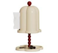Oiqippnbv French Retro Tissue Box Senior Sense Living Room Light and Luxurious Cream White