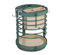 Oiqippnbv Knife Holder Stand for Cutlery Utensil Inserted Block Storage Tank Green 360 °Rotation 1Set