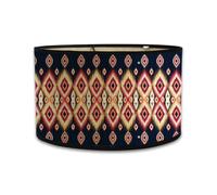 Oiqippnbv Lamp Shades Print Oval Lamp Shade 30 * 30 * 20CM Vintage Lamp Shades for Chandeliers and Floor Lamps F