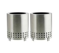Oiqippnbv Tabletop Fire Pit Mini Outdoor Portable Gase Heater Stoves with Stand Stainless Steel Camping Stove Equipments Outdoor Easy to Use -A