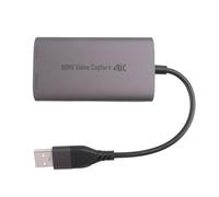 Oiqippnbv USB TYPE-C3.0 2-In-1 Video Capture Card 4K 60HZ 1080P HD Video Game Live Teaching Capture and Recording with Loop Out