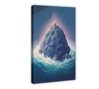 OIQUTGNG Kurma Divine Turtle Avatar of Support Canvas Poster Bedroom Decor Landscape Decor Gift 12x18inch(30x45cm)