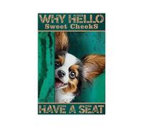 OIQUTGNG Why Hello Sweet Cheeks Canvas Poster Bedroom Decor Landscape Decor Gift 24x36inch(60x90cm)
