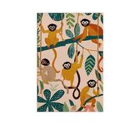 OIQUTGNG Zoo Poster, Monkey Print, Canvas Poster Wall Art Print Picture Paintings 12x18inch(30x45cm)