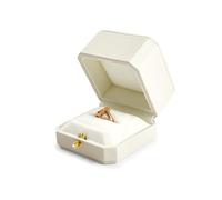Oirlv Engagement Ring Box PU Leather Ring Storage Box for Proposal, Engagement, Weddings, Birthday, and Anniversary