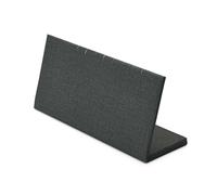 Oirlv Premium Necklace Display Stand in Dark Green Scratch Resistant Linen Fabric Ideal for Necklaces & Pendants