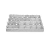 Oirlv Stackable Jewellery Tray Velvet Jewellery Organiser Necklace Storage Tray for Necklace Pendant Long Chain Organiser and Display