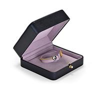 Oirlv Velvet Bracelet Box, Black Bangle Gift Box Bracelet Display Boxes for Watches Necklaces Storage for Engagement Wedding Anniversary Birthday Mothers Day Mom Presents(Bracelet Box)