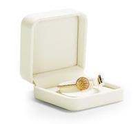 Oirlv Velvet Bracelet Box White Bracelet Gift Box Bangle Case Bangle Display Case for Engagement Wedding Anniversary Birthday Mothers Day