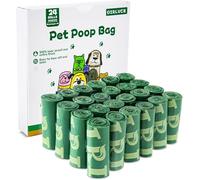 OIRLVCE 240 Dog Poo Bags 24 Rolls Coreless Dog Poop Bags Dog Waste Bags | Extra Thick Strong 100% Leak Proof Poop Bags Rolls for Doggie Cat Pet, Lavender Scented, Green