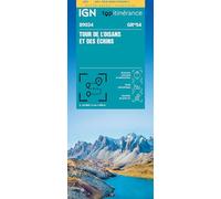 Oisans et des Ecrins tour de GR54 (89034): 1:32000 (TOP ITINERANCE)