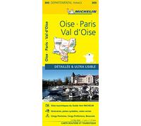 Oise, Paris, Val-d'Oise - Michelin Local Map 305: Map