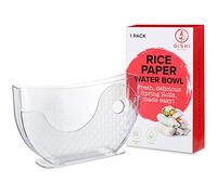 Oishi Tableware Rice Paper Water Bowl - Spring Roll Water Bowl, Rice Paper Holder for Rice Paper Wrappers for Spring Rolls, Summer Rolls, Vietnamese Summer Roll, Banh trang holder (1 Pack)