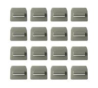 Oisinlas Sunshade Clips Roof Shade Clips for Sunroof Compatible with Tesla Model 3 Model Y Roof Sun Shade Heat Shield Installation Accessories 16 PCS(White, Model 3)