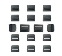Oisinlas Sunshade Clips Roof Shade Clips for Sunroof Compatible with Tesla Model 3 Model Y Roof Sun Shade Heat Shield Installation Accessories 16 PCS(Black, Model Y)